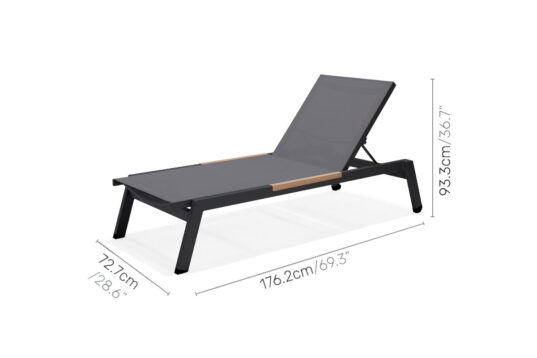 Panama Dark sun lounger